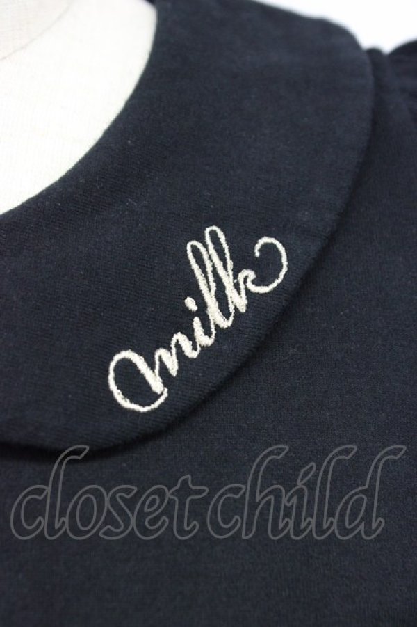 画像4: MILK / ラウンドカラーパフトップス  ブラック T-26-03-06-033-ML-TO-SA-ZT (4)