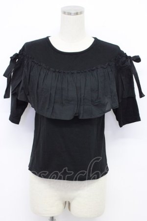 画像: MILK / Bibトップス  ブラック T-26-03-06-035-ML-TO-SA-ZT