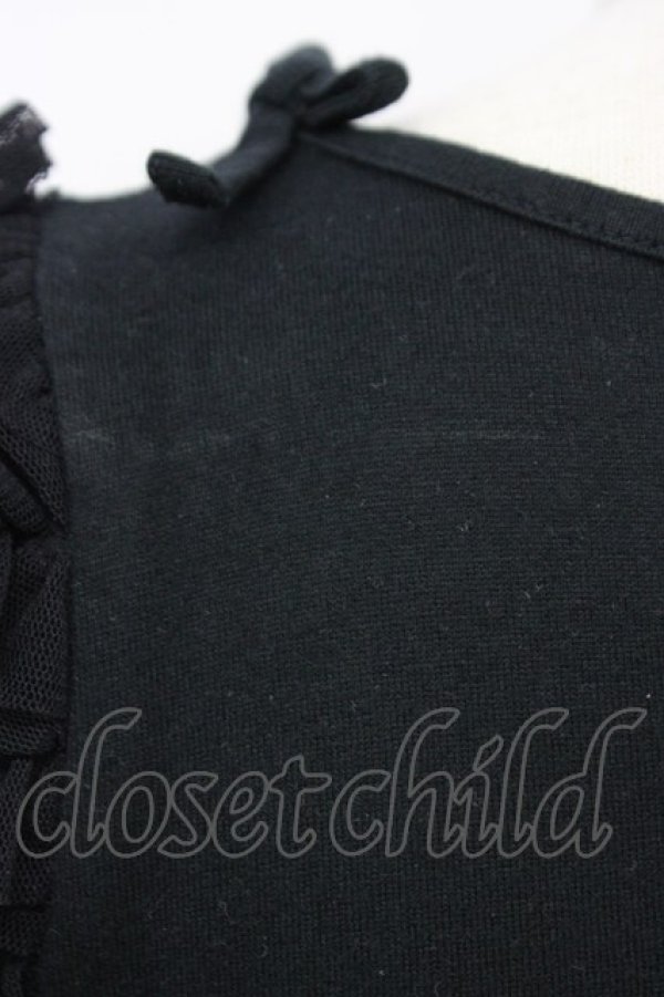 画像5: MILK / /ファニーフリルトップス  ブラック T-26-03-06-036-ML-TO-SA-ZT (5)