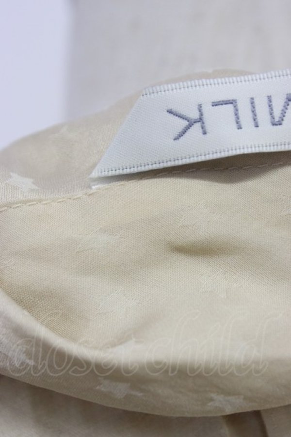 画像4: MILK / スター柄リボンタイブラウス  ベージュ T-26-03-06-004-ML-BL-SA-ZT (4)