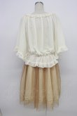 画像2: axes femme / 裾レースアンサンブルワンピース  アイボリー T-26-03-06-038-AX-OP-SA-ZT (2)