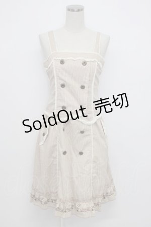 画像: axes femme / ストライプワンピース  ボルドーＸ白 T-26-03-06-039-AX-OP-SA-ZT