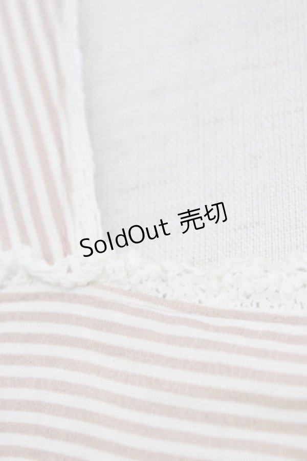 画像5: axes femme / ストライプワンピース  ボルドーＸ白 T-26-03-06-039-AX-OP-SA-ZT (5)