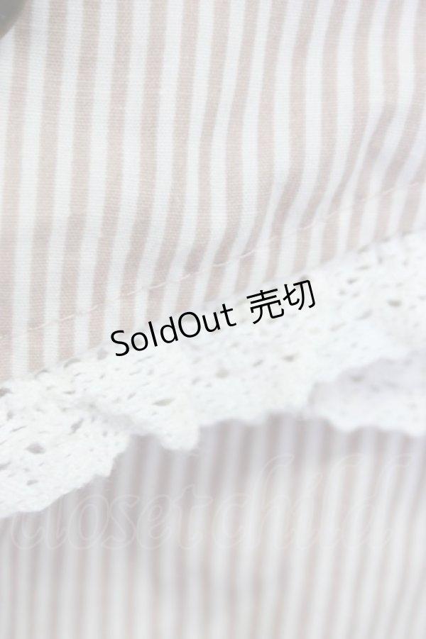 画像7: axes femme / ストライプワンピース  ボルドーＸ白 T-26-03-06-039-AX-OP-SA-ZT (7)