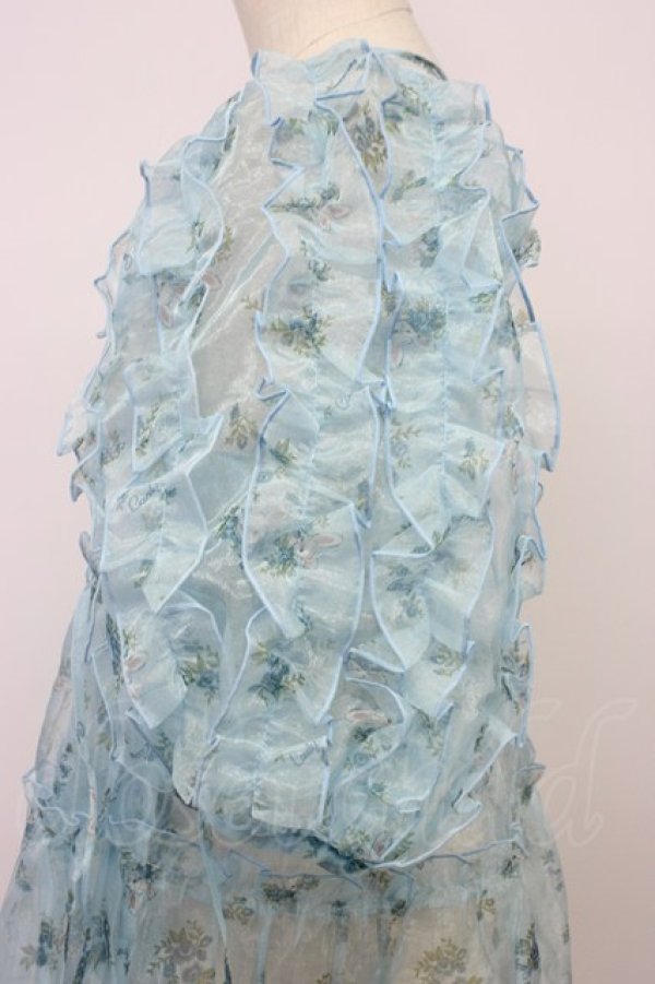 画像3: Candy Stripper / BABY RABBIT CACHE-COEUR DRESS  サックス T-26-03-06-041-PU-OP-SA-ZT (3)