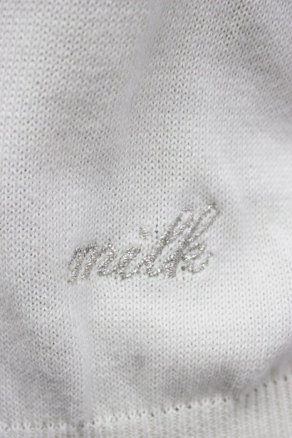 画像5: MILK / トリプルRibbonカーディガン  アイボリー T-26-03-06-005-ML-TO-SA-ZT (5)