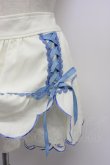 画像3: LIZ LISA / 編み下げスカラップスカパン  アイボリーＸ青 T-26-03-06-049-LO-PA-SA-ZT (3)