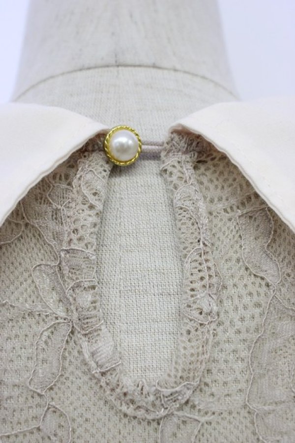 画像3: axes femme / ギンガムチェックレースプルオーバー  ピンク T-26-03-06-008-AX-TO-SA-ZT (3)