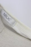 画像6: MILK / MILKロゴTee  オフ×ブラック T-26-03-06-001-ML-TS-SA-ZT (6)