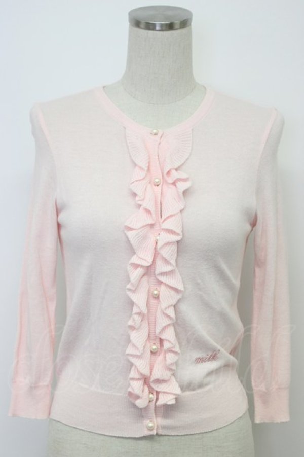 画像1: MILK / ビーナスパールカーデ  ベビーピンク T-26-03-06-012-ML-TO-SA-ZT (1)