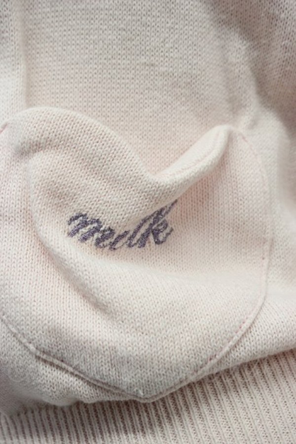 画像5: MILK / ハートポケットカーディガン  ベビーピンク T-26-03-06-013-ML-TO-SA-ZT (5)