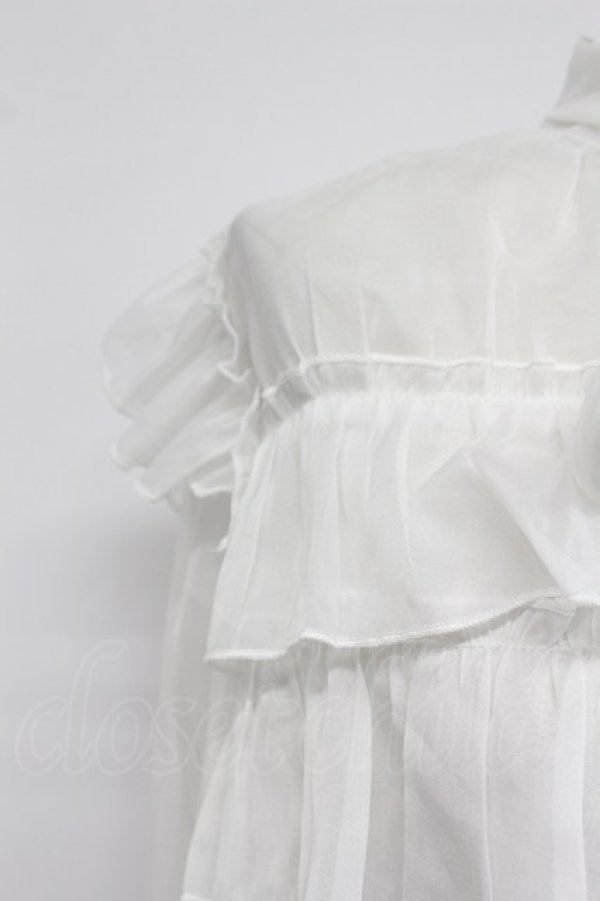 画像5: axes femme NOSTALGIE / シアーボウタイブラウス  ホワイト T-26-03-07-018-AX-BL-SA-ZT (5)