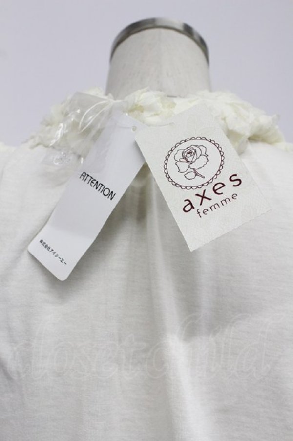 画像7: axes femme / 襟付きタンク M キナリ T-26-03-07-002-AX-TO-SA-ZT (7)