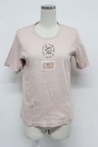 画像1: PINK HOUSE / ピンクハウスフレンズ刺繍入りカットソー  ピンク T-26-03-07-026-LO-TO-SA-ZT (1)
