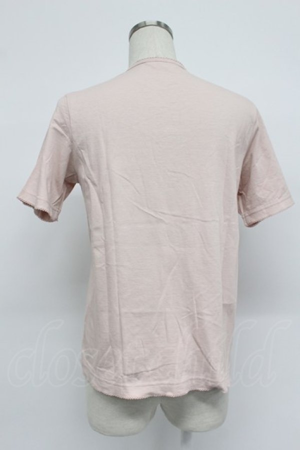 画像2: PINK HOUSE / ピンクハウスフレンズ刺繍入りカットソー  ピンク T-26-03-07-026-LO-TO-SA-ZT (2)