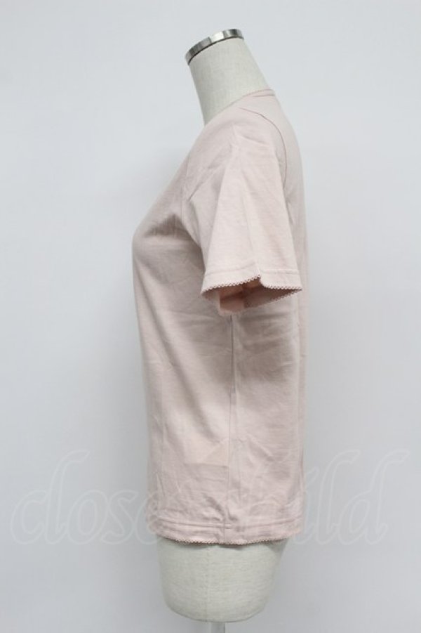 画像3: PINK HOUSE / ピンクハウスフレンズ刺繍入りカットソー  ピンク T-26-03-07-026-LO-TO-SA-ZT (3)