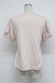 画像2: PINK HOUSE / ロゴ入りパフスリーブカットソー  ピンク T-26-03-07-027-LO-TO-SA-ZT (2)