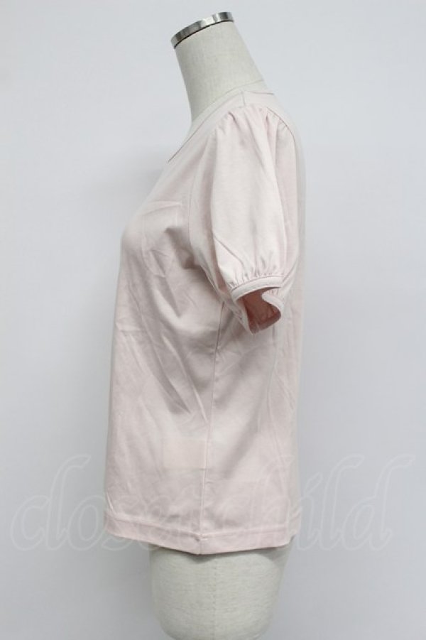 画像3: PINK HOUSE / ロゴ入りパフスリーブカットソー  ピンク T-26-03-07-027-LO-TO-SA-ZT (3)