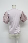 画像2: PINK HOUSE / ローズリースプリントカットソー  ラベンダー T-26-03-07-029-LO-TO-SA-ZT (2)