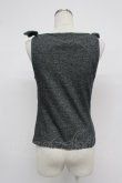 画像2: INGEBORG / カメリアptタンクトップ S シロ×グレー T-26-03-07-034-LO-TO-OW-ZT (2)