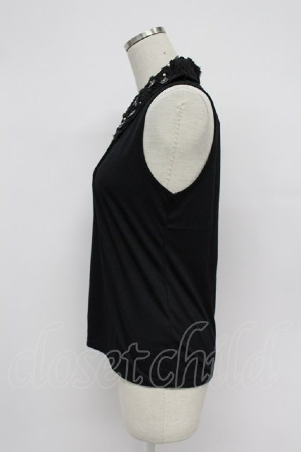 画像3: axes femme / 襟付きタンク M クロ T-26-03-07-037-AX-TO-SA-ZT (3)