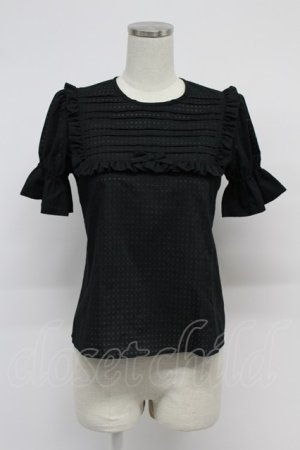 画像: MILK / LILYブラウス  黒 T-26-03-07-040-ML-BL-SA-ZT