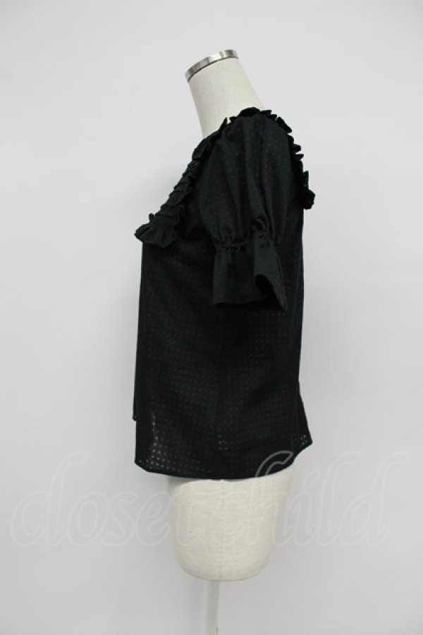 画像5: MILK / LILYブラウス  黒 T-26-03-07-040-ML-BL-SA-ZT (5)