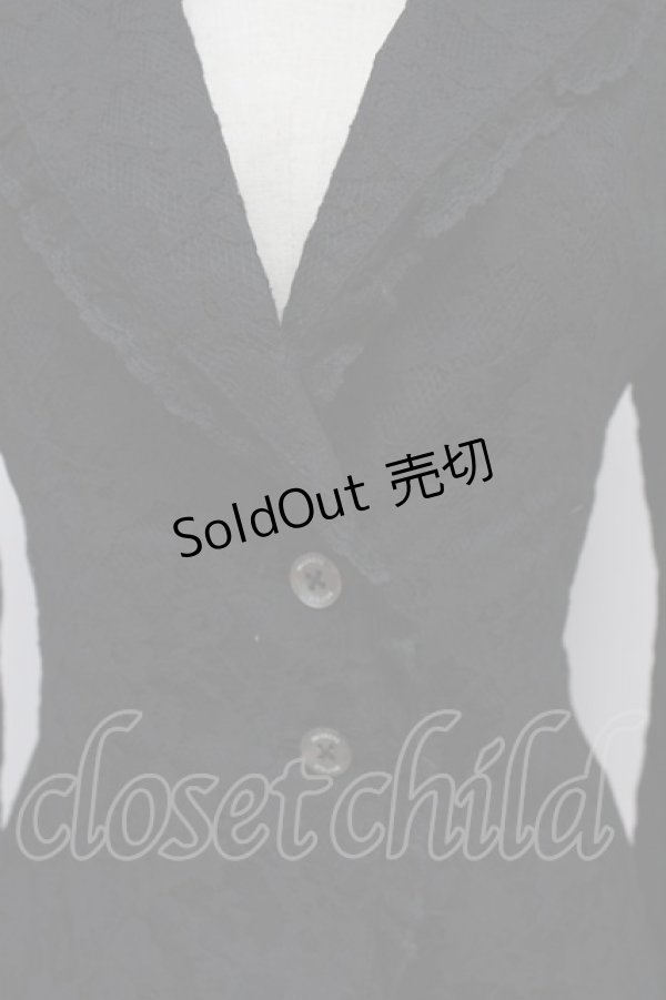 画像5: INGEBORG / 総レースジャケット 9号 クロ T-26-03-07-042-LO-JA-OW-ZT (5)