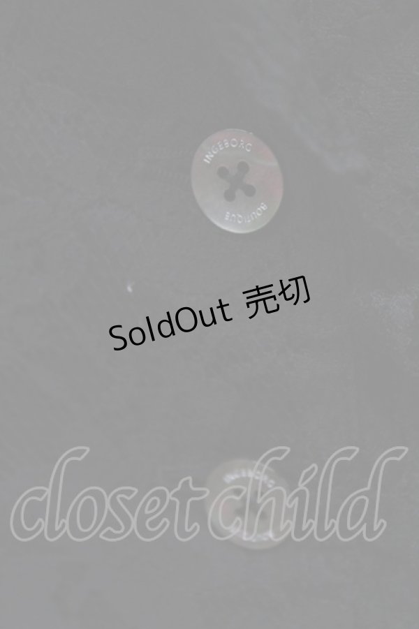 画像6: INGEBORG / 総レースジャケット 9号 クロ T-26-03-07-042-LO-JA-OW-ZT (6)