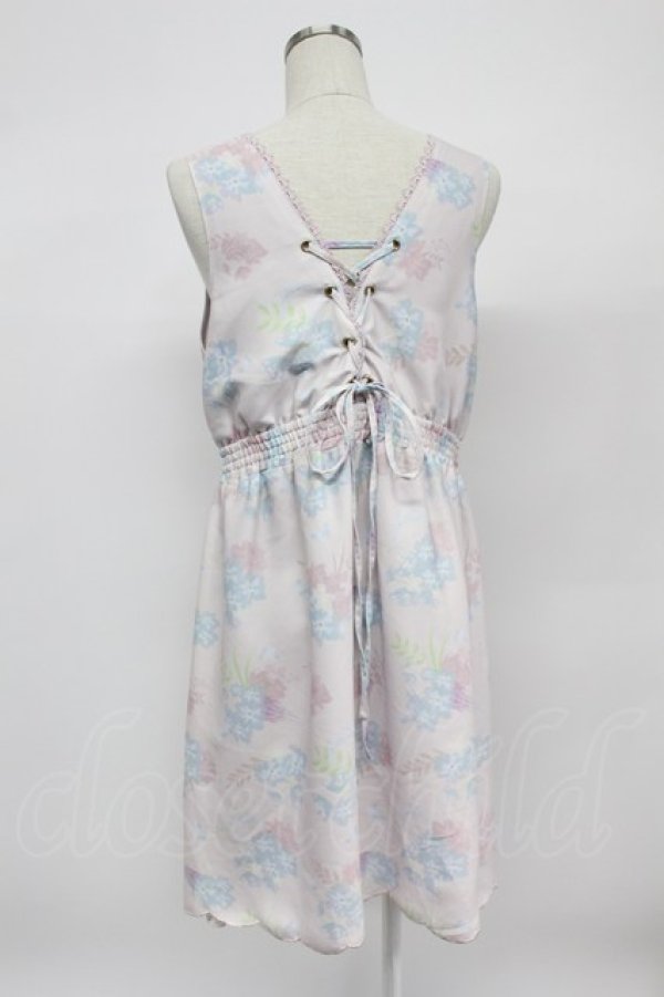 画像2: axes femme POETIQUE / ファンタジータイムワンピース  ピンクＸサックス T-26-03-07-044-AX-OP-SA-ZT (2)