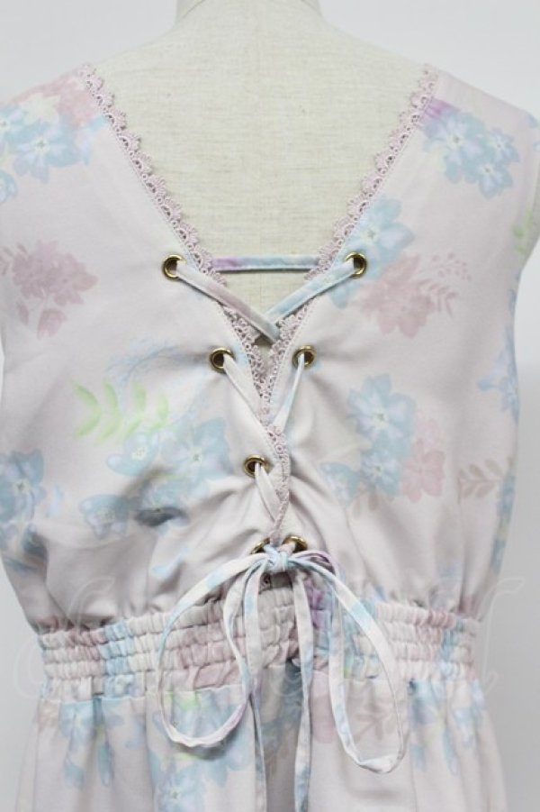 画像3: axes femme POETIQUE / ファンタジータイムワンピース  ピンクＸサックス T-26-03-07-044-AX-OP-SA-ZT (3)