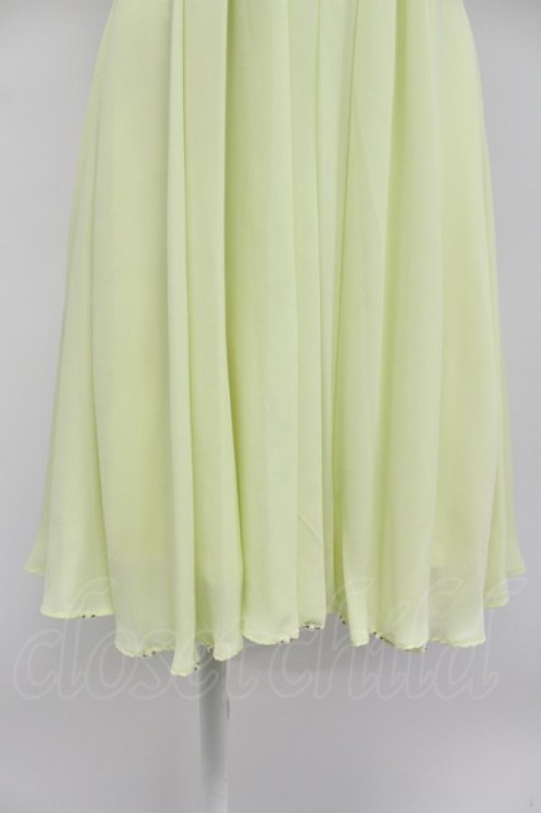 画像6: axes femme / タックデザインフレアドレス M イエロー T-26-03-07-048-AX-OP-SA-ZT (6)