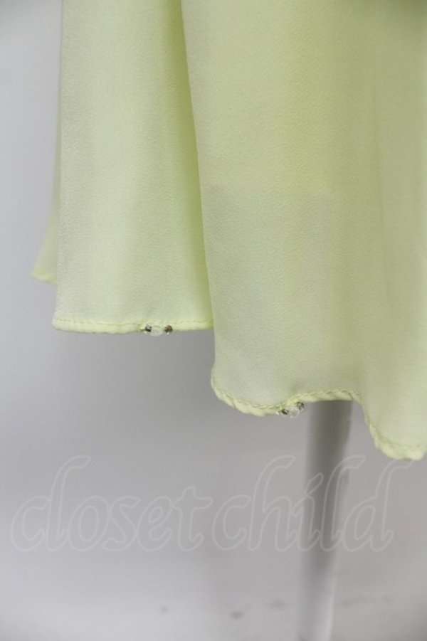 画像7: axes femme / タックデザインフレアドレス M イエロー T-26-03-07-048-AX-OP-SA-ZT (7)