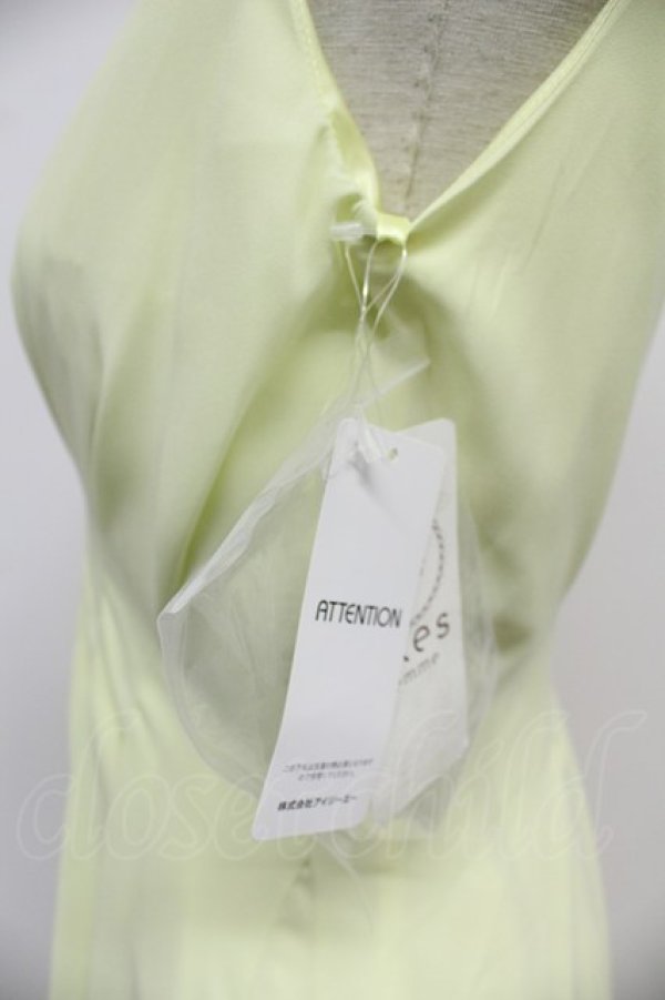 画像8: axes femme / タックデザインフレアドレス M イエロー T-26-03-07-048-AX-OP-SA-ZT (8)