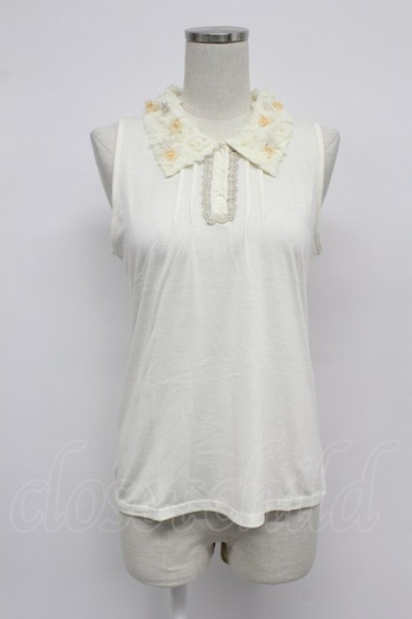 画像1: axes femme / 襟付きタンク M キナリ T-26-03-07-002-AX-TO-SA-ZT (1)