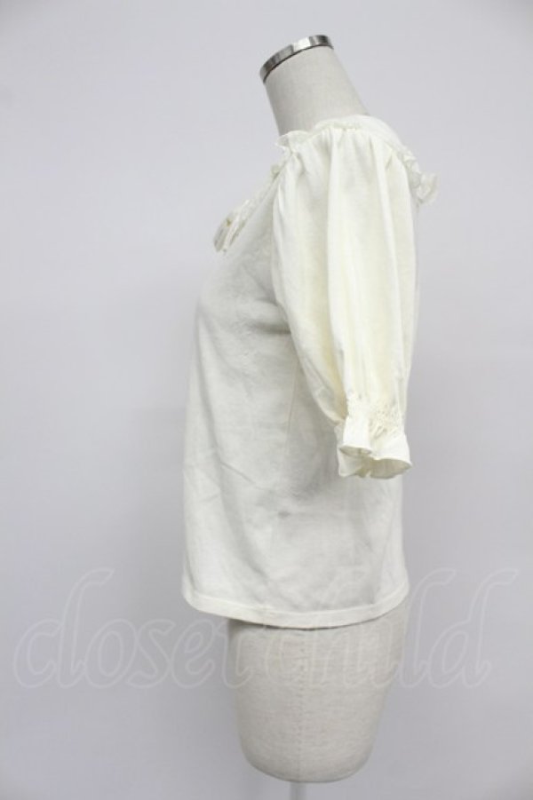 画像3: m petit by misako / 丸襟プルオーバー S アイボリー T-26-03-07-014-0-TO-SA-ZT (3)