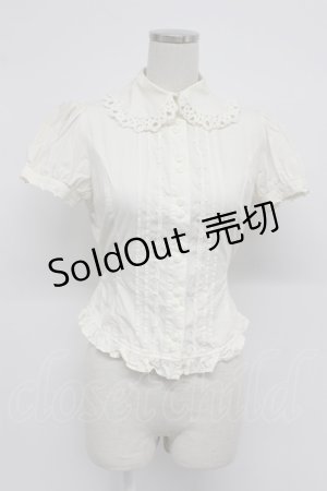 画像: Innocent World / クルクルレースブラウス  アイボリー T-26-03-07-017-IW-BL-SA-ZT