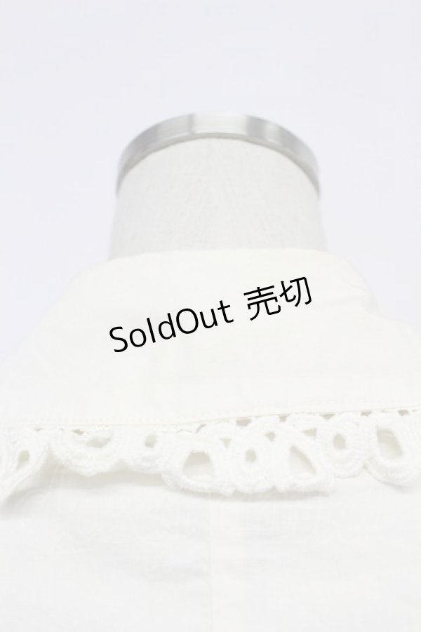 画像5: Innocent World / クルクルレースブラウス  アイボリー T-26-03-07-017-IW-BL-SA-ZT (5)