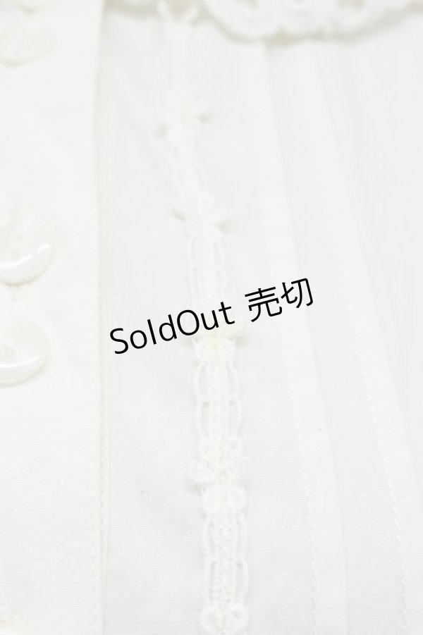 画像8: Innocent World / クルクルレースブラウス  アイボリー T-26-03-07-017-IW-BL-SA-ZT (8)