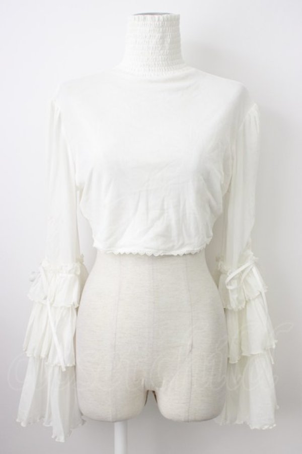 画像1: Hoshibako Works / サマーウィッチボレロ  白 T-26-03-08-003-LO-TO-SA-ZT (1)