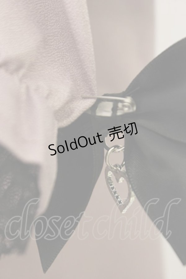 画像3: MA*RS / レースセーラー襟半袖ブラウス  ピンクＸ黒 T-26-03-08-023-EL-BL-SA-ZT (3)