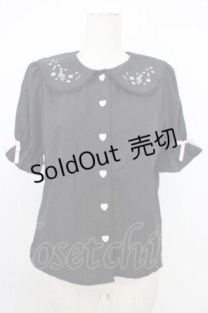 画像: Lovely Tency / TT*INAエリシシュウBL L 黒 T-26-03-08-028-GO-BL-SA-ZT