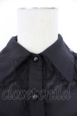 画像3: MA*RS / クロス刺繍ネクタイ付きブラウス  ブラック T-26-03-08-029-EL-BL-SA-ZT (3)