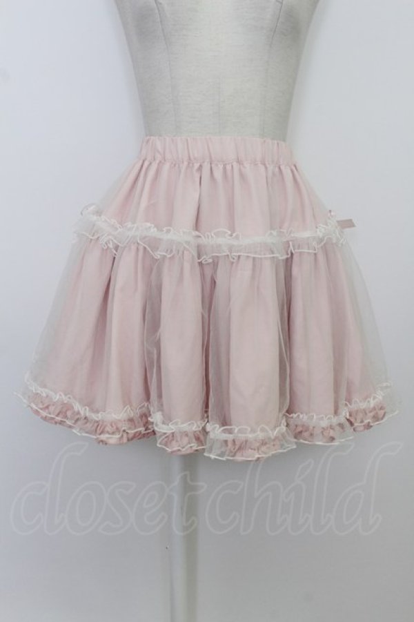 画像1: Amavel / ボリュームスカート  ピンク T-26-03-08-038-CA-SK-SA-ZT (1)