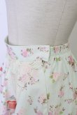 画像3: Swankiss / 薔薇柄フェイクガータースカート  ミント T-26-03-08-039-CA-SK-SA-ZT (3)