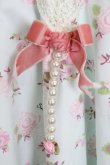 画像4: Swankiss / 薔薇柄フェイクガータースカート  ミント T-26-03-08-039-CA-SK-SA-ZT (4)