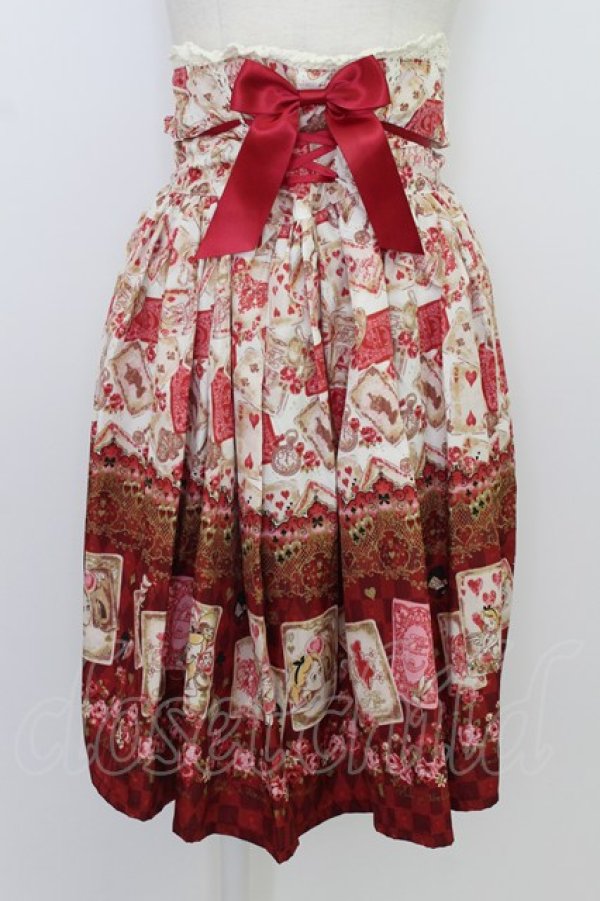 画像1: BABY,THE STARS SHINE BRIGHT / Alice Red&Blackスカート M レッド T-26-03-08-040-BA-SK-SA-ZT (1)