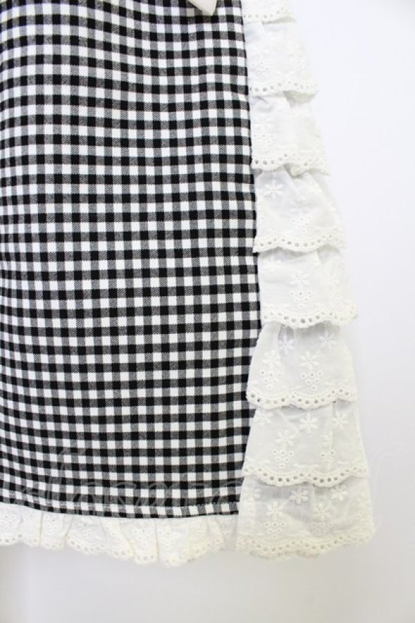 画像3: Lolime by mellfy memory / PRETTY UPギンガムチェックパンツ  黒Ｘ白 T-26-03-08-044-GO-PA-SA-ZT (3)