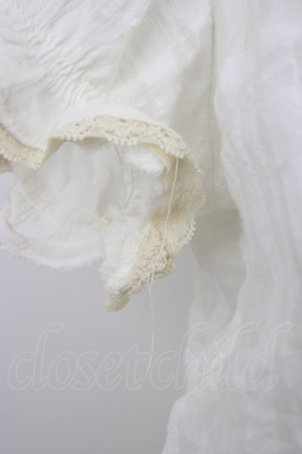 画像5: Ank Rouge / 半袖ブラウス M アイボリー T-26-03-08-005-CA-BL-SA-ZT (5)