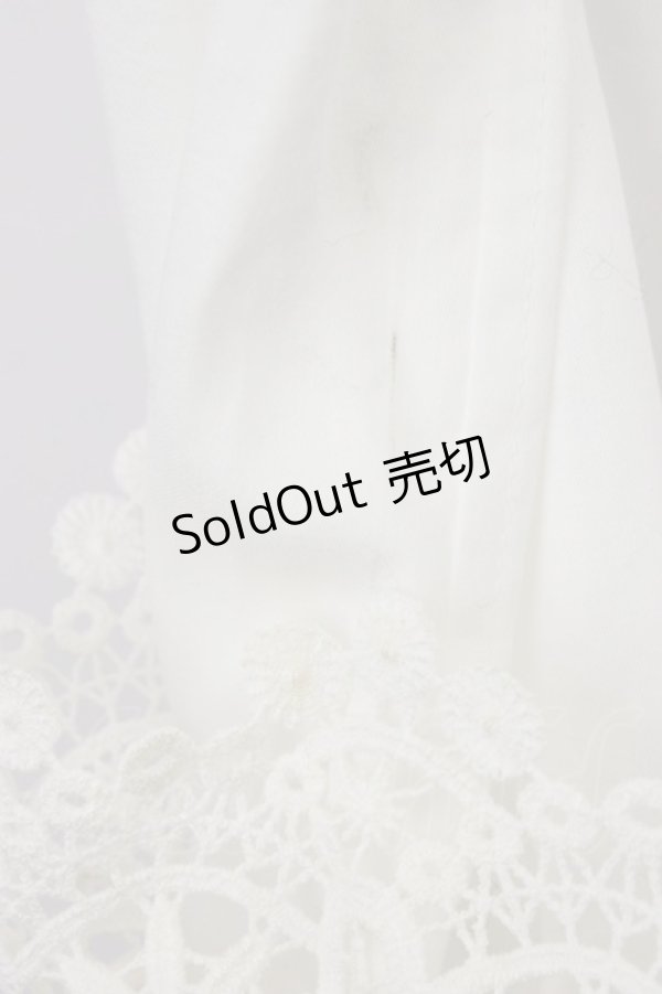 画像6: Jane Marple / リボンタイレース襟長袖ブラウス  白 T-26-03-08-007-JM-BL-SA-ZT (6)